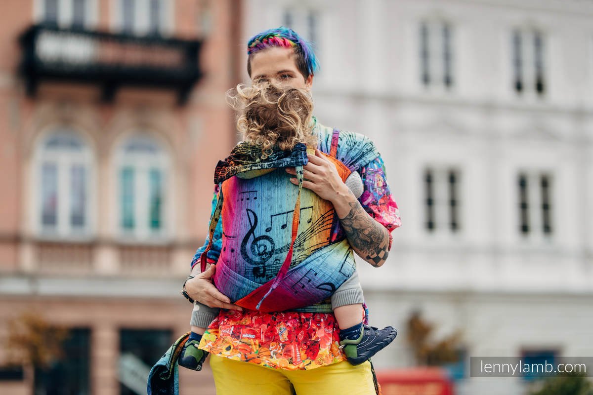 WrapTai Toddler – Symphony Rainbow Dark