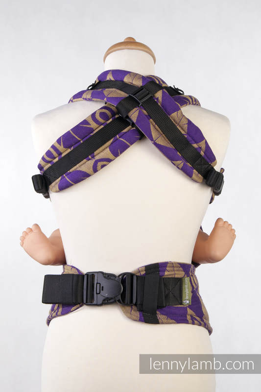 Lenny Lamb – Toddler – Northern Leaves Purple & Yellow