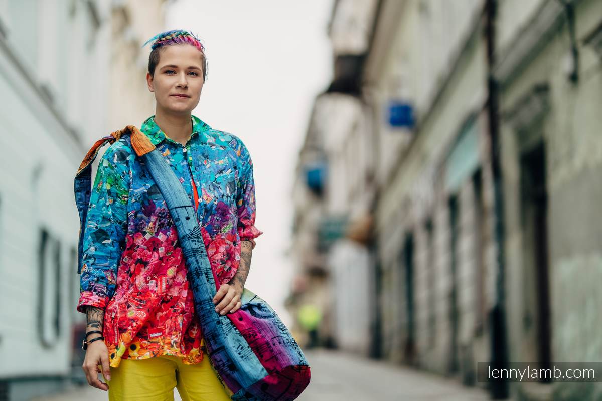 Lenny Lamb Hobo Bag – Symphony Rainbow Dark