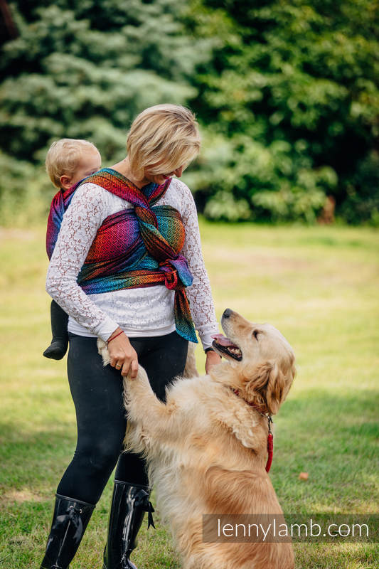 Lenny Lamb Bärsjal - Big Love Rainbow Dark - Storlek 6