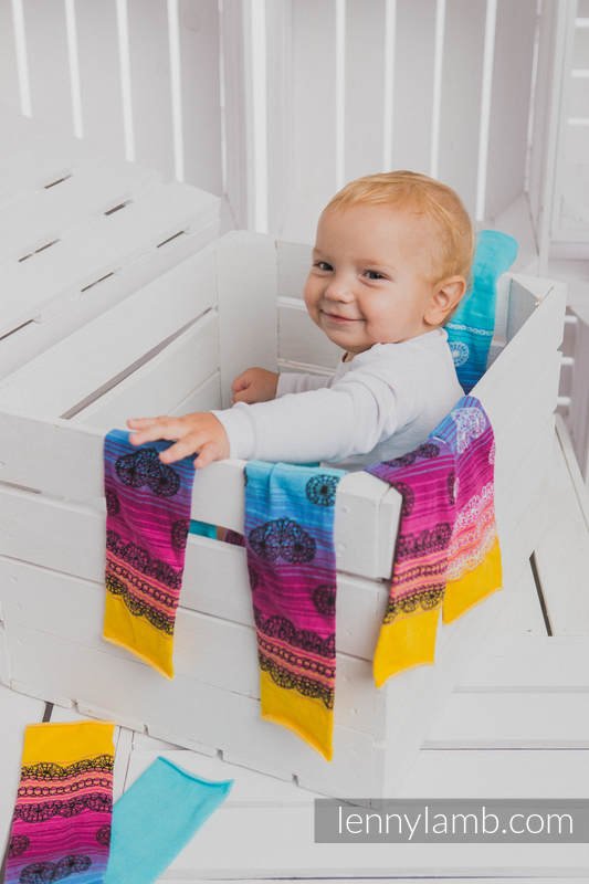 LennyLegs - Benvärmare - Rainbow Lace Dark