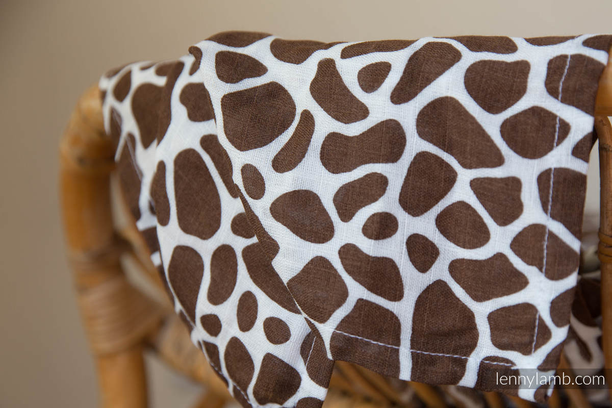 Lenny Lamb - Babyfilt - Giraffe Brown & Cream