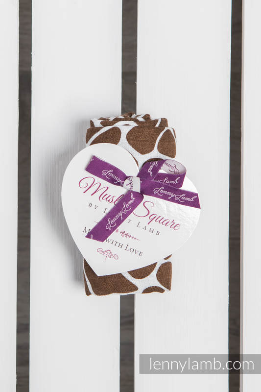Lenny Lamb - Babyfilt - Giraffe Brown & Cream