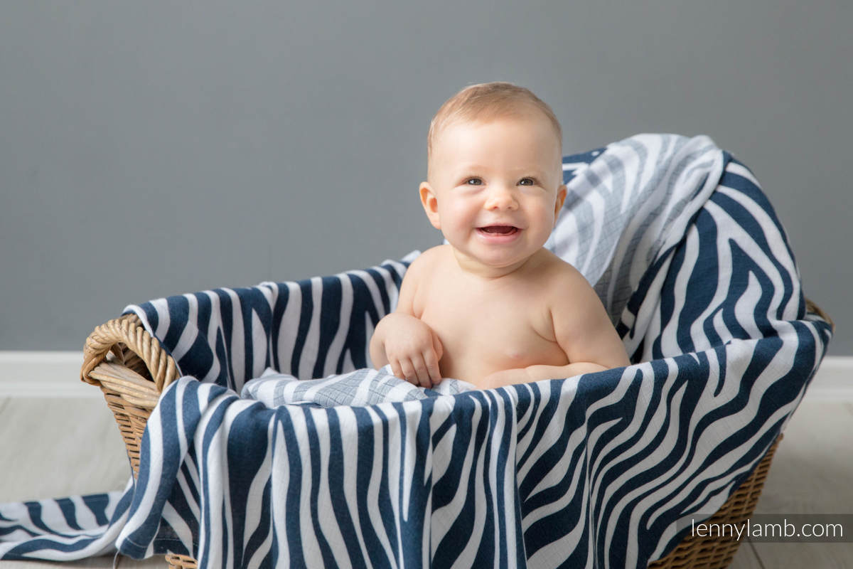 Lenny Lamb - Bambufilt 2-pack - Giraffe & Zebra