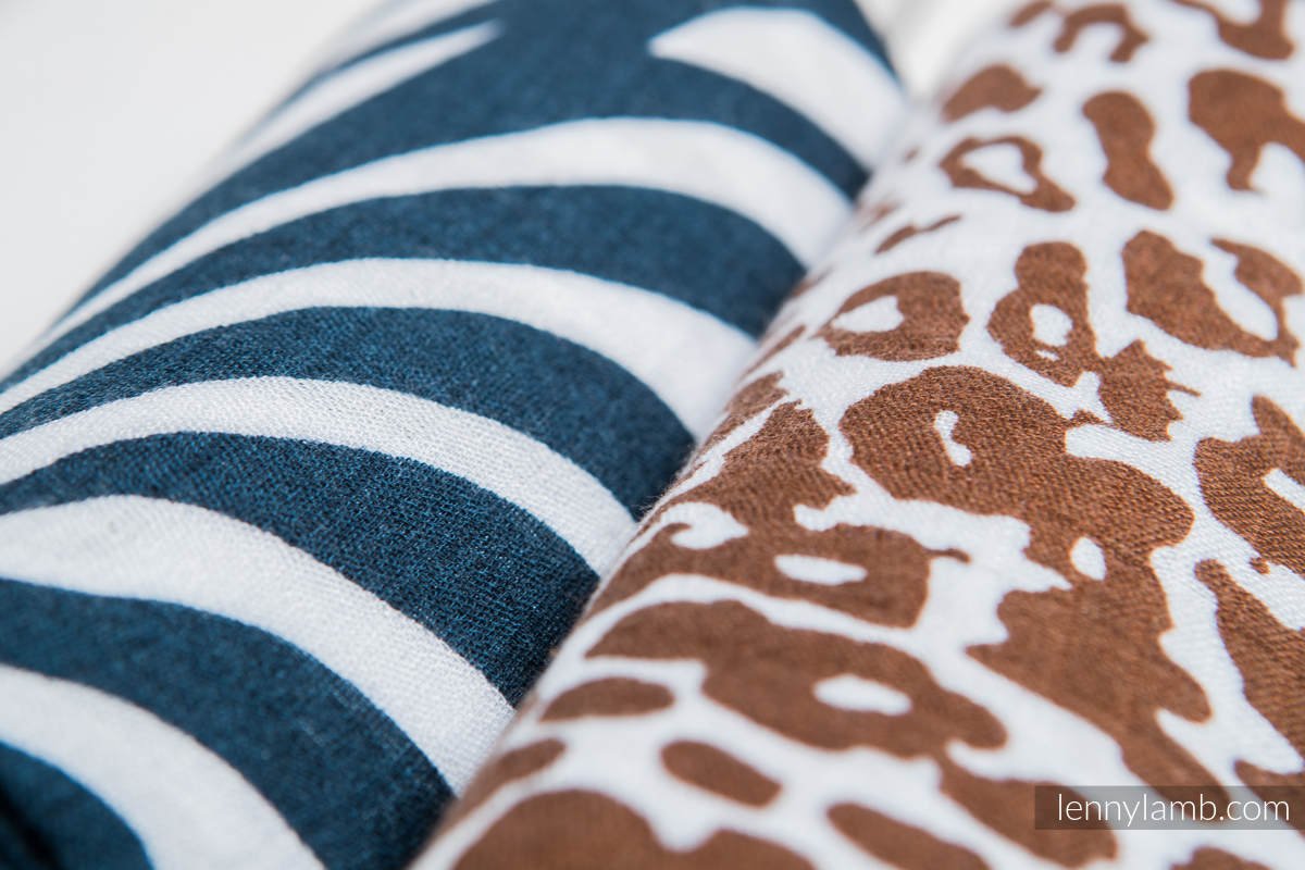 Lenny Lamb - Bambufilt 2-pack - Zebra & Cheetah