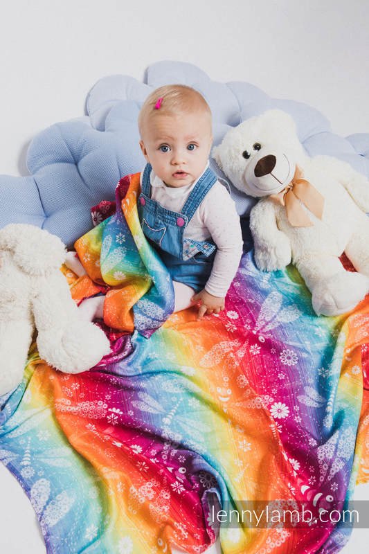 Lenny Lamb - Babyfilt - Dragonfly Rainbow