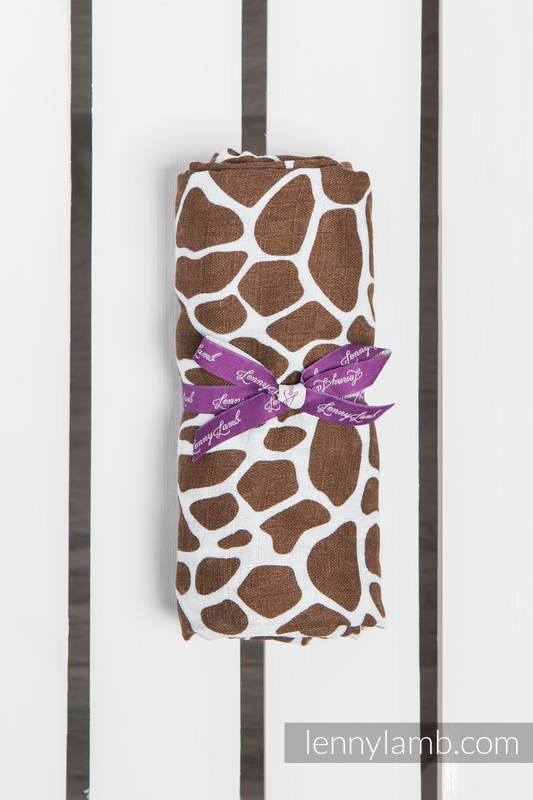 Lenny Lamb - Bambufilt - Giraffe Brown & Cream