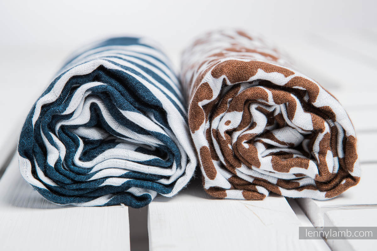 Lenny Lamb - Bambufilt 2-pack - Zebra & Cheetah