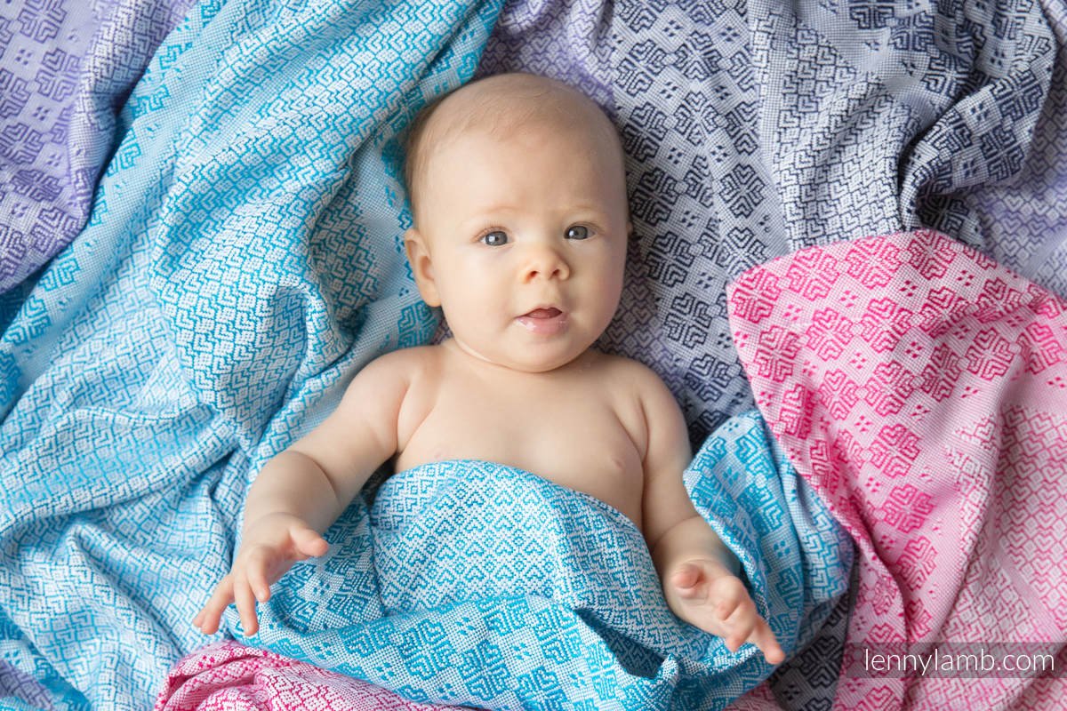 Lenny Lamb – Vävd bomullsfilt – Turkos