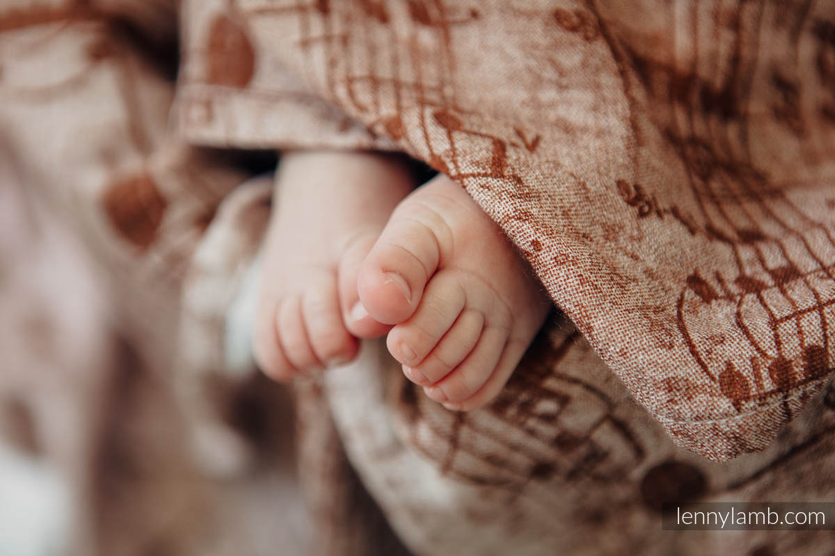 Lenny Lamb - Babyfilt - Symphony Brown & Cream