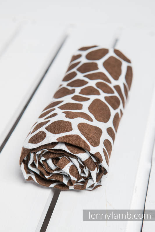Lenny Lamb - Bambufilt - Giraffe Brown & Cream