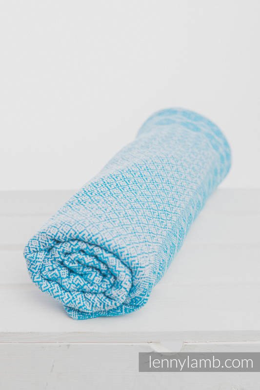 Lenny Lamb – Vävd bomullsfilt – Turkos