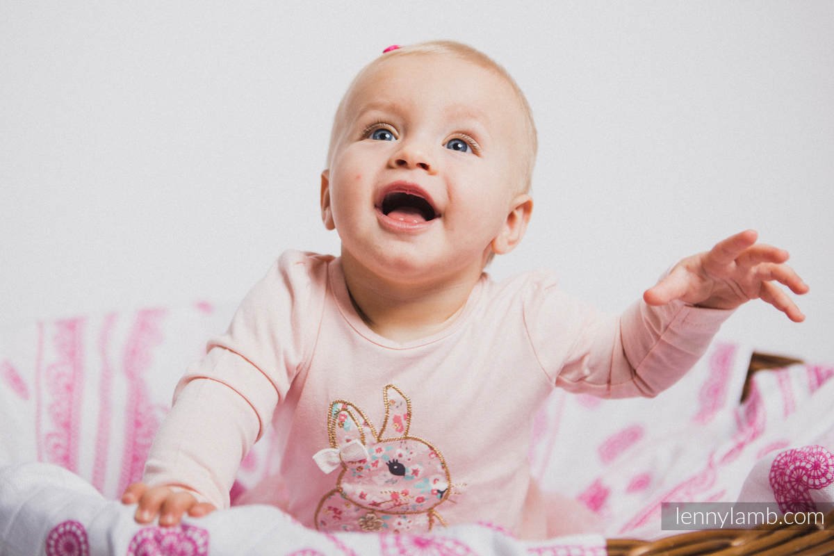 Lenny Lamb - Bambufilt - Ice Lace Pink & White