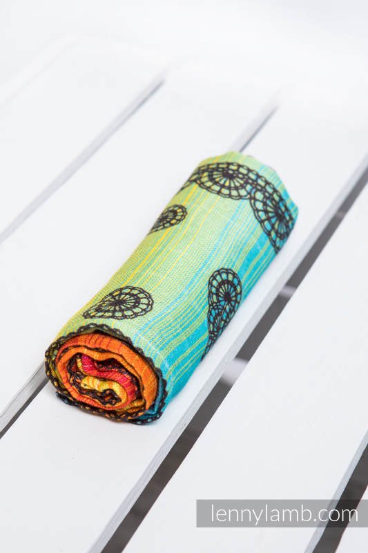 Lenny Lamb - Babyfilt - Rainbow Lace Dark