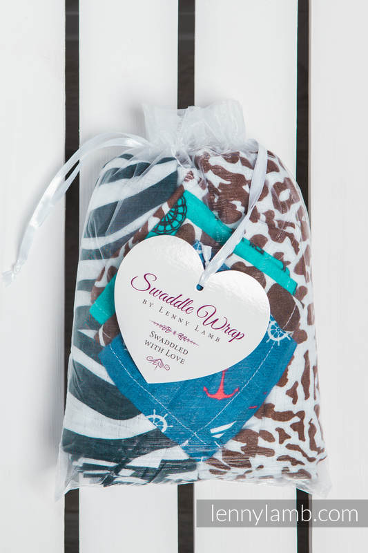 Lenny Lamb - Bambufilt 2-pack - Zebra & Cheetah