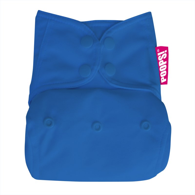 POOPS! All-in-one Tygblöja Blå