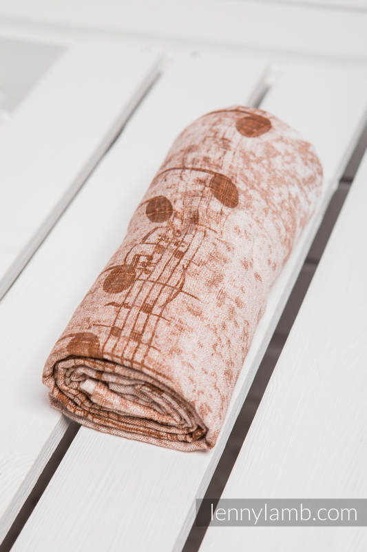 Lenny Lamb - Babyfilt - Symphony Brown & Cream