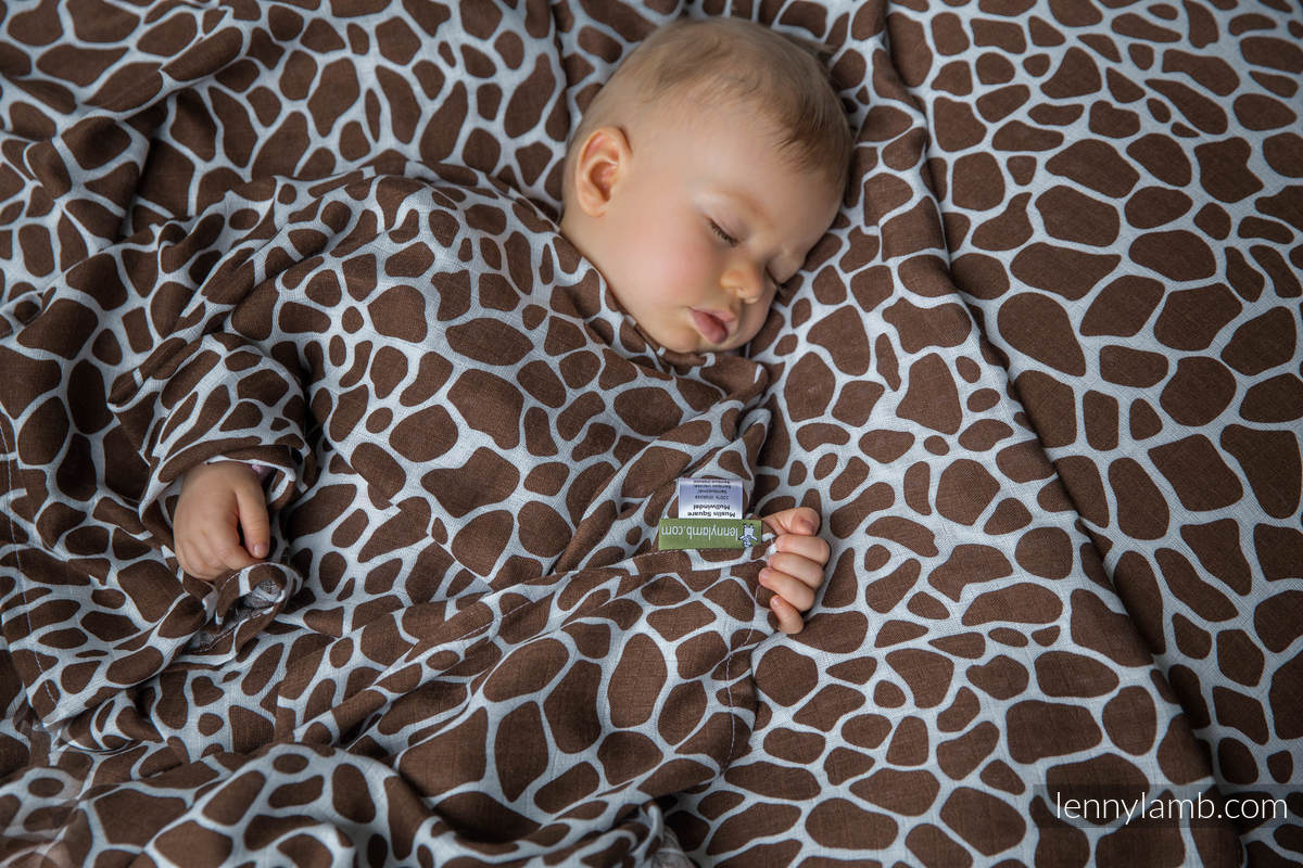 Lenny Lamb - Bambufilt - Giraffe Brown & Cream