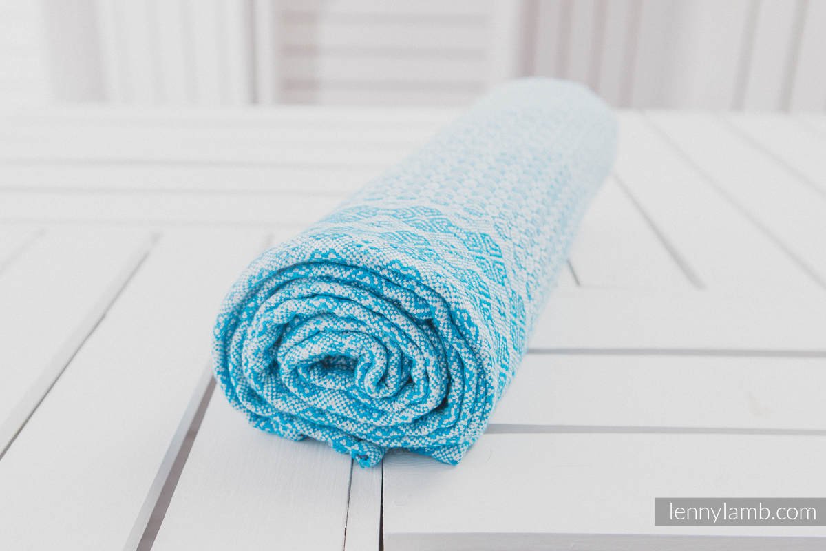 Lenny Lamb – Vävd bomullsfilt – Turkos