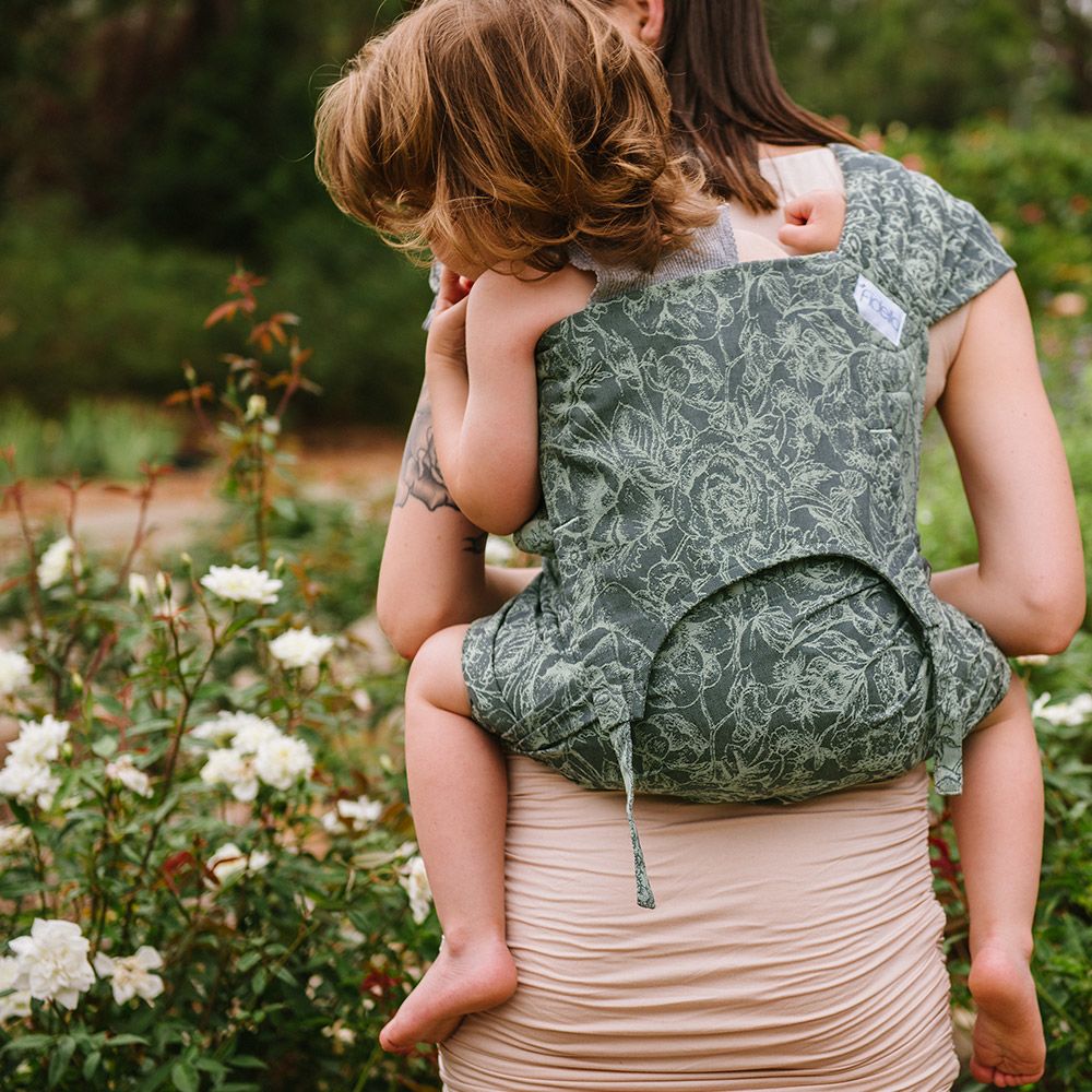 Toddler Size: Fidella FlyTai – Wild Rose Mossy Green