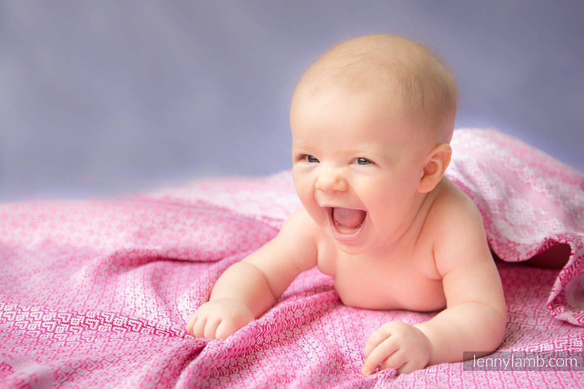 Lenny Lamb - Vävd bomullsfilt - Rosa