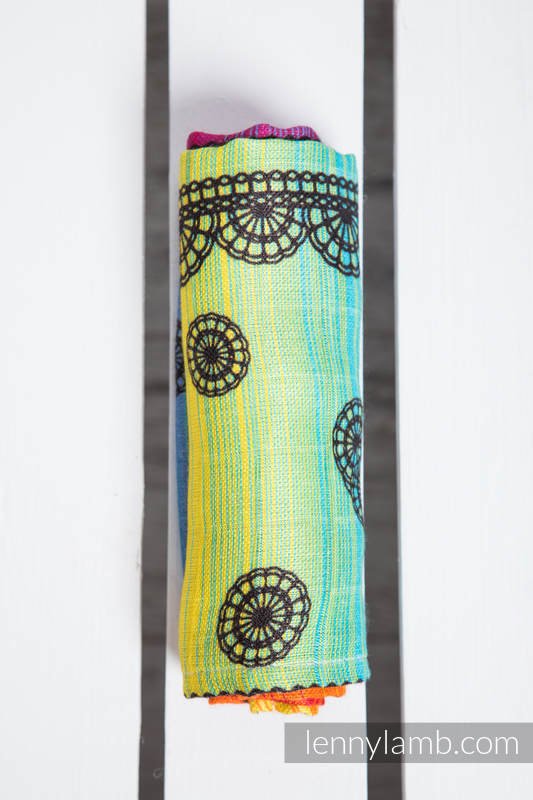 Lenny Lamb - Babyfilt - Rainbow Lace Dark