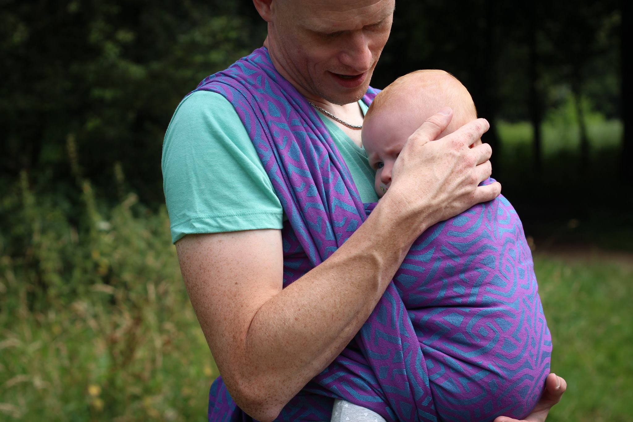 Yaro Braid Purple Emerald Soft Linen - Storlek 7 - 5,2 meter