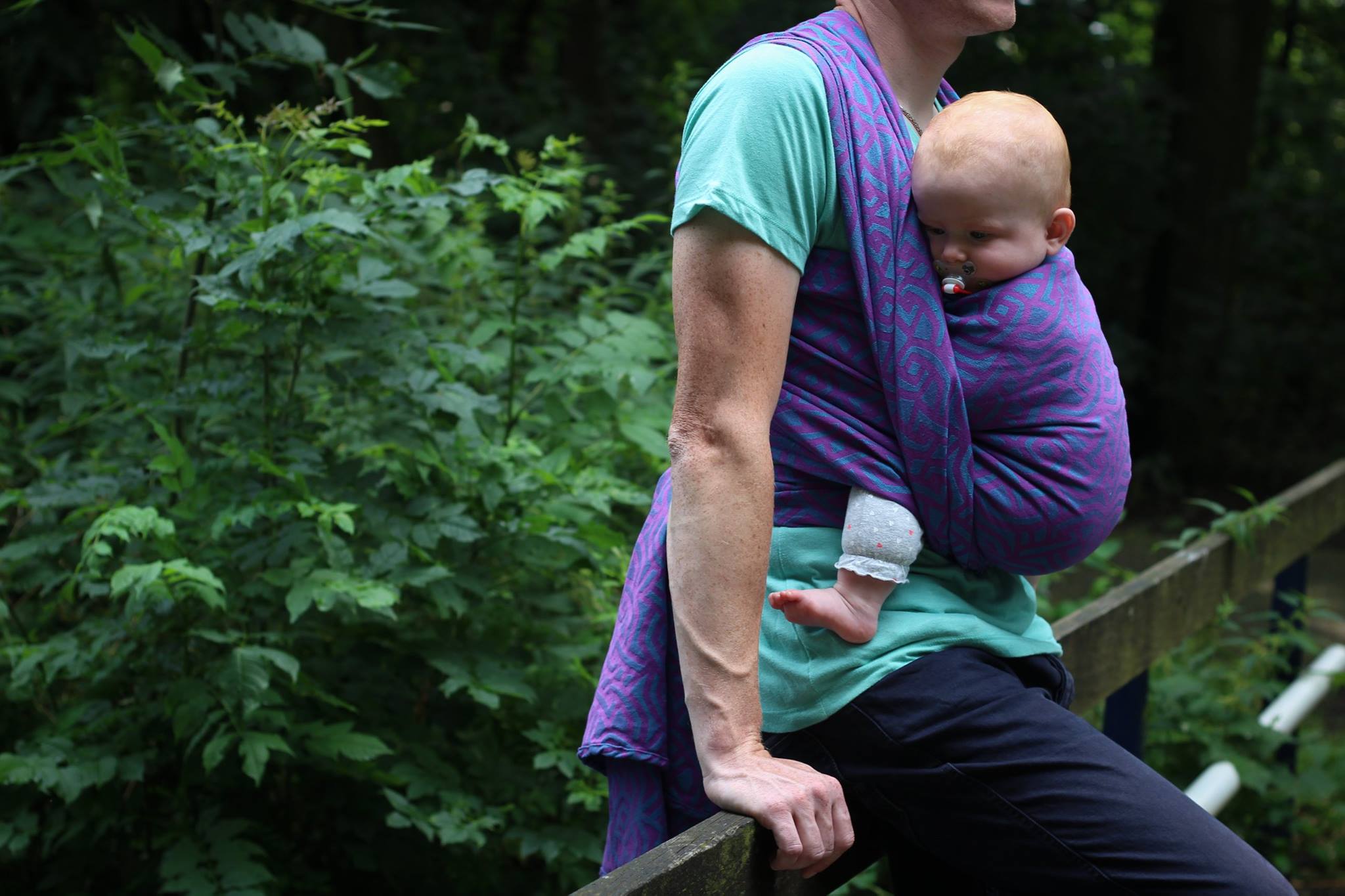 Yaro Braid Purple Emerald Soft Linen - Storlek 7 - 5,2 meter