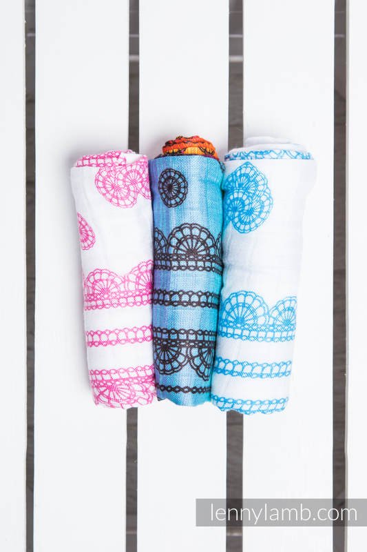 Lenny Lamb - Babyfilt set - Lace Dark