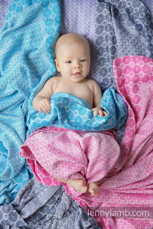 Lenny Lamb – Vävd bomullsfilt – Turkos